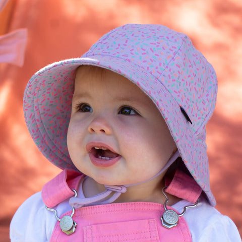 Girls Toddler Bucket Hat Sprinkles Print