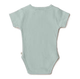 Sage Organic Short Sleeve Bodysuit SS22