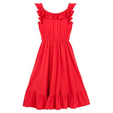 Anya Swing Dress- Red