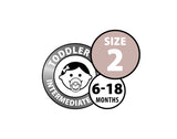 BIBS Colour - Size Two | Woodchuck 2pack