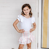 Sorbet Stripe 2 in 1 Shirred Top/skirt